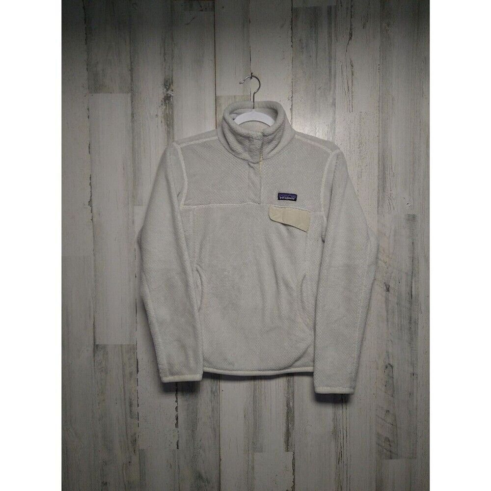 Patagonia Sweater Womens Small Jacket Pullover Fleece Cream